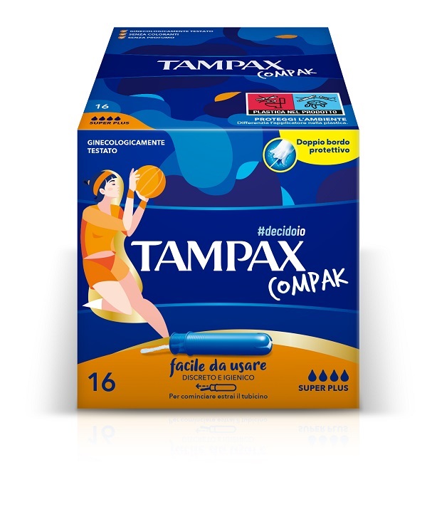TAMPAX COMPAK ASSORBENTE INTERNO SUPER PLUS 16 PEZZI - Farmadott.it