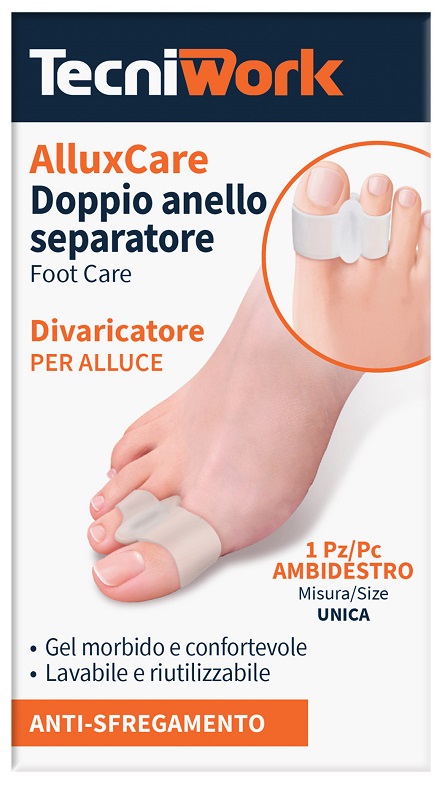 ALLUX CARE SEPARATORE E DIVARICATORE PER ALLUCE A DOPPIO ANELLO - Farmadott.it