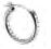 BJT992 ORECCHINI CRYSTAL HOOP STAINLESS STEEL - Farmadott.it