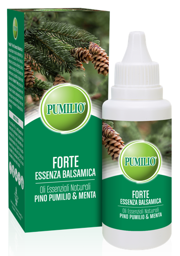 PUMILIO FORTE ESSENZA BALSAMICA OLI ESSENZIALI NATURALI PINO PUMILIO & MENTA 40 ML - Farmadott.it