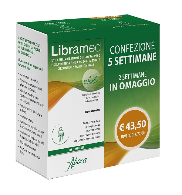 LIBRAMED TRATTAMENTO 5 SETTIMANE 138 + 84 COMPRESSE - Farmadott.it