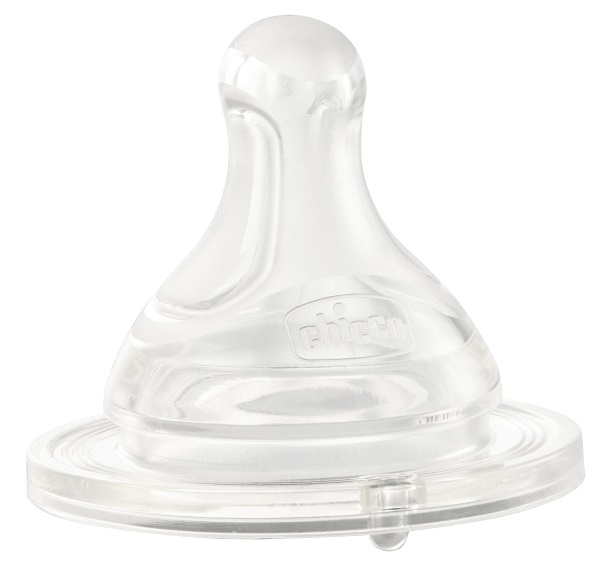 CHICCO TETTARELLA PERFECT 5 4M IN SILICONE 3 FORI 2 PEZZI - Farmadott.it
