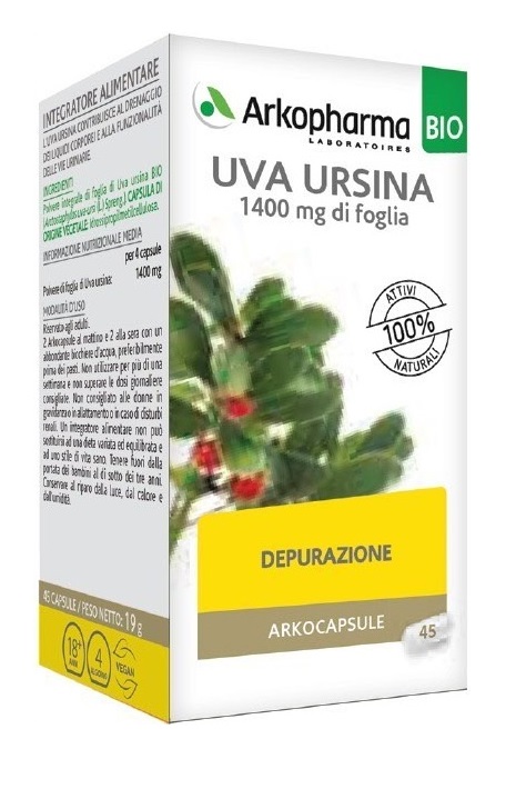 ARKO CAPSULE UVA URSINA BIO 45 CAPSULE - Farmadott.it