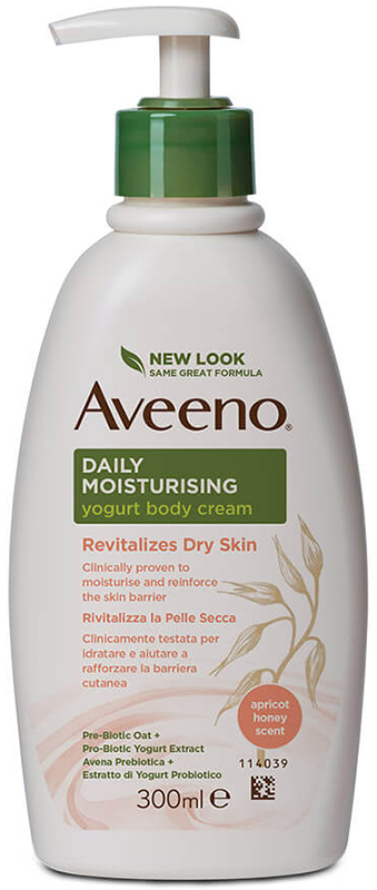 AVEENO CREMA CORPO YOGURT ALBICOCCA&MIELE 300 ML - Farmadott.it