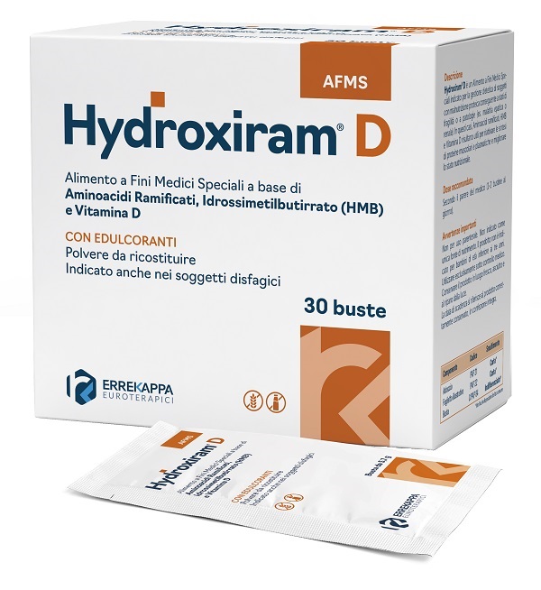 HYDROXIRAM D 30 BUSTE DA 5,7 G CON EDULCORANTI SENZA GLUTINE SENZA LATTOSIO - Farmadott.it