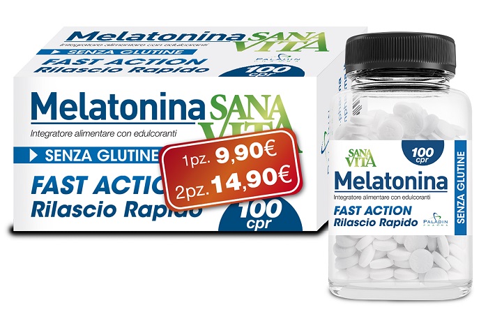 SANAVITA MELATONINA 100 COMPRESSE - Farmadott.it