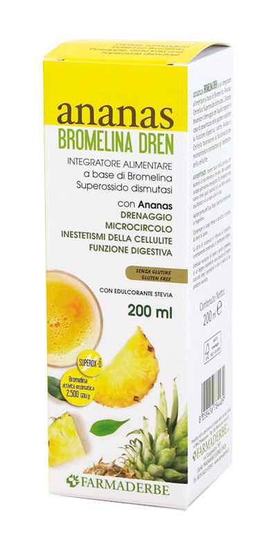 ANANAS BROMELINA DREN 200 ML - Farmadott.it