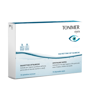 TONIMER EYES SALVIETTINE OFTALMICHE 16 PEZZI - Farmadott.it