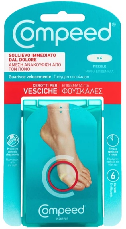COMPEED CEROTTI PER VESCICHE PICCOLO 6 PEZZI - Farmadott.it