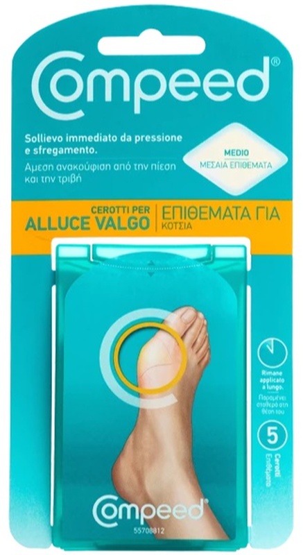 COMPEED CEROTTI PER ALLUCE VALGO 5 PEZZI - Farmadott.it