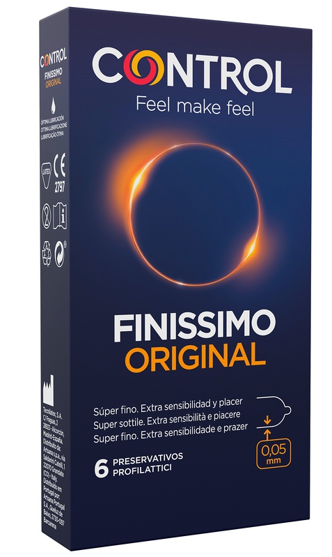 CONTROL FINISSIMO ORIGINAL 6 PEZZI - Farmadott.it