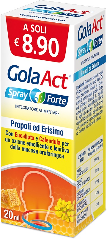 GOLA ACT SPRAY FORTE 20 ML - Farmadott.it