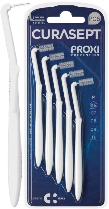 CURASEPT PROXI ANGLE P06 BIANCO/WHITE 5 PEZZI - Farmadott.it