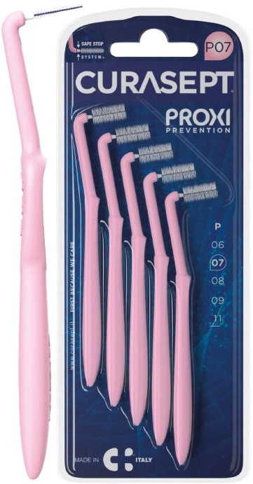 CURASEPT PROXI ANGLE P07 ROSA/PINK 5 PEZZI - Farmadott.it