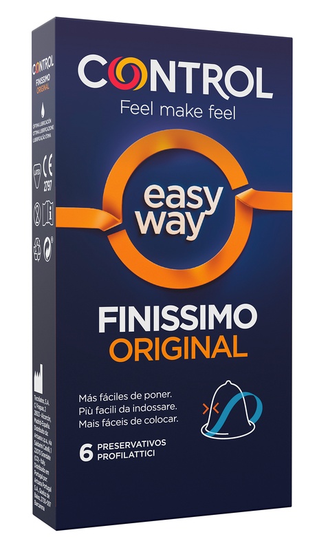 PROFILATTICO CONTROL EASY WAY FINISSIMO ORIGINAL 6 PEZZI - Farmadott.it