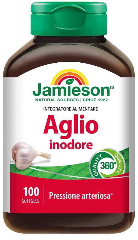 JAMIESON AGLIO INODORE 100 SOFTGEL - Farmadott.it