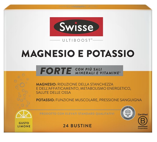 SWISSE MAGNESIO POTASSIO FORTE 24 BUSTINE - Farmadott.it