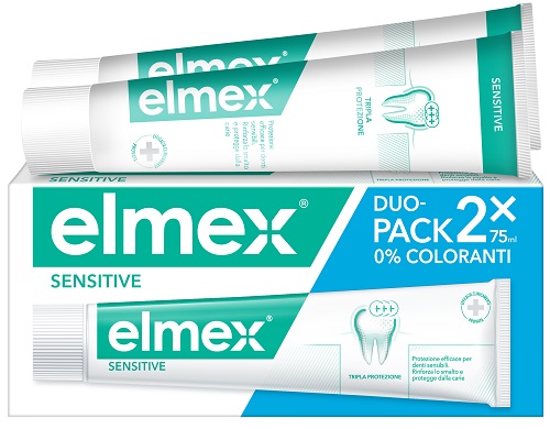 ELMEX SENSITIVE DENTIFRICIO BITUBO 2X75 ML - Farmadott.it