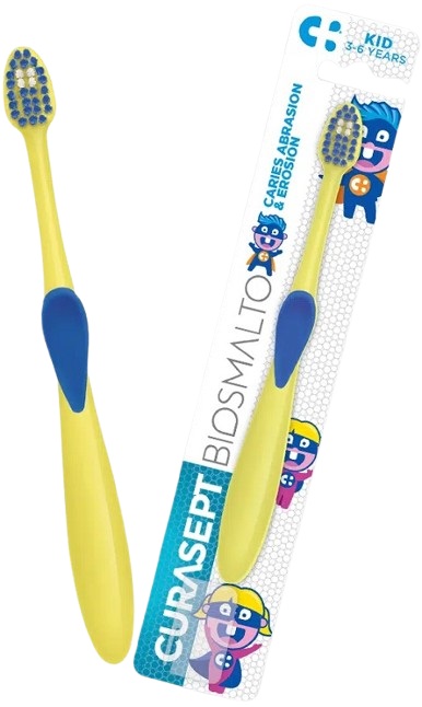 CURASEPT SPAZZOLINO BIOSMALTO KIDS 3-6 ANNI - Farmadott.it