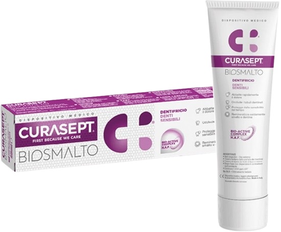CURASEPT BIOSMALTO DENTIFRICIO DENTI SENSIBILI 75 ML - Farmadott.it