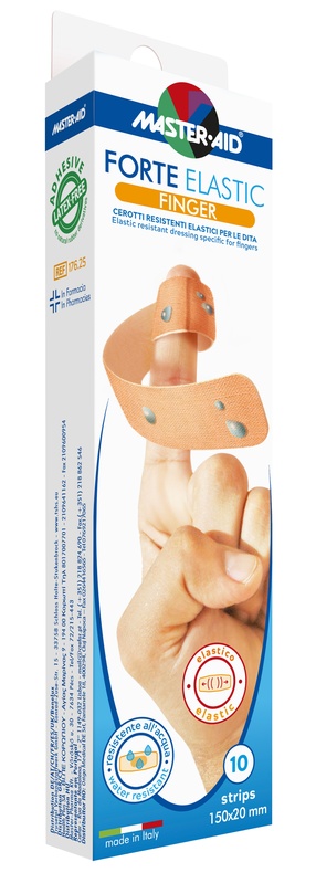 CEROTTO MASTER-AID ELASTIC FINGER 10 PEZZI - Farmadott.it