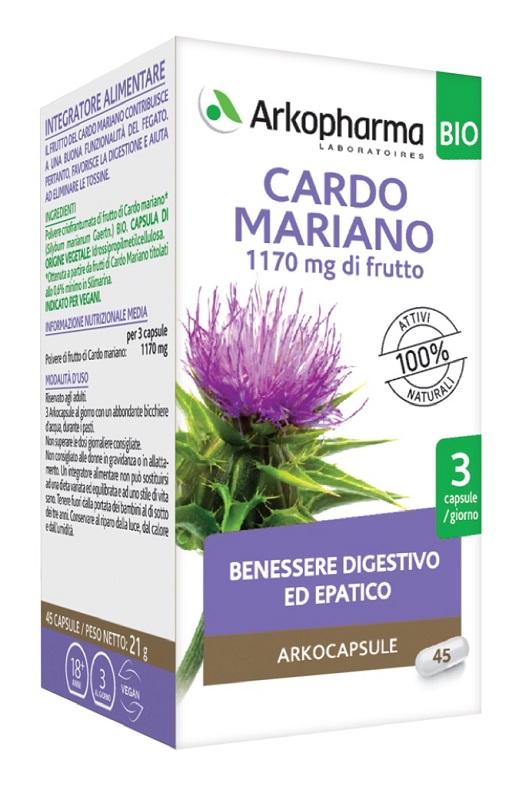 ARKO CAPSULE CARDO MARIANO 45 CAPSULE BIO - Farmadott.it