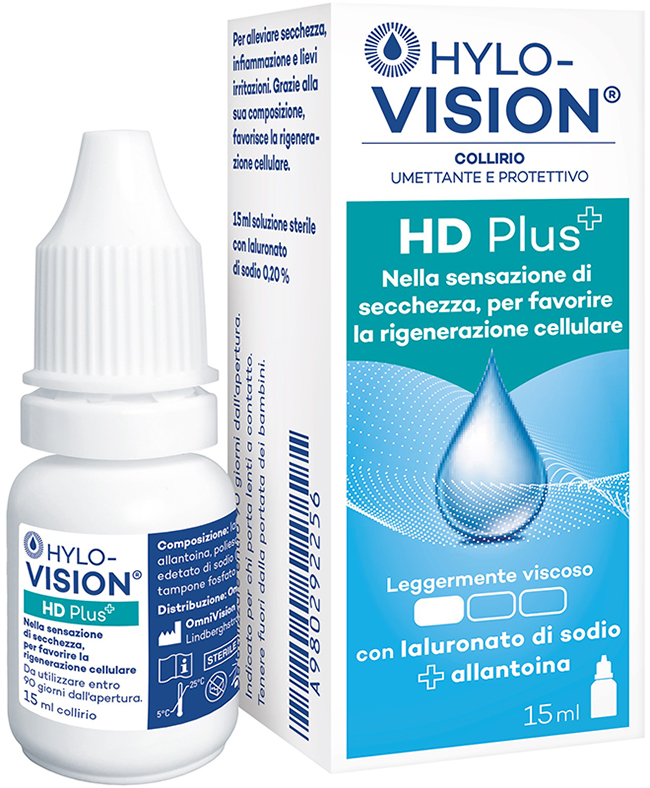 HYLOVISION HD PLUS COLLIRIO UMETTANTE E PROTETTIVO 15 ML - Farmadott.it