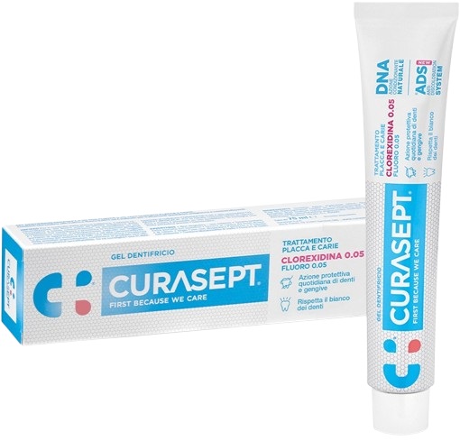 CURASEPT DENTIFRICIO 0,05 75 ML ADS+DNA - Farmadott.it