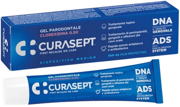 CURASEPT GEL PARODONTALE 0,5% 30 ML ADS + DNA - Farmadott.it