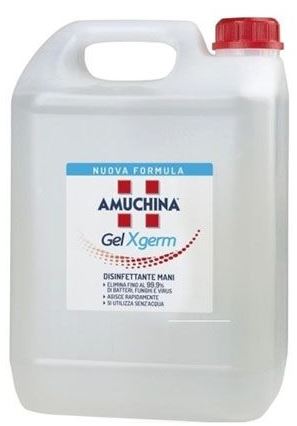 AMUCHINA GEL X-GERM DISINFETTANTE MANI 5 LITRI - Farmadott.it