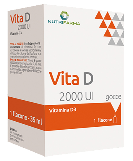VITA D 2000UI GOCCE 35 ML - Farmadott.it