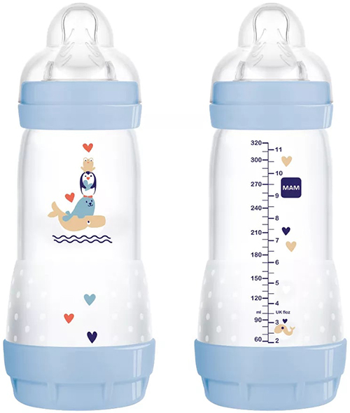 MAM BIBERON EASY START 320 ML 4+ TETTARELLA 3 MASCHIO - Farmadott.it
