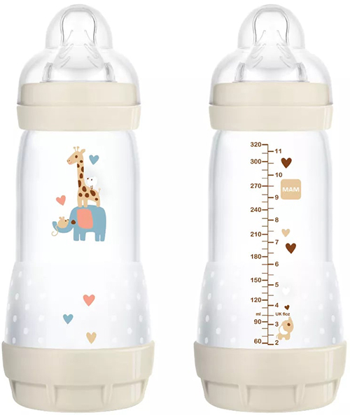 MAM BIBERON EASY START 320 ML 4+ TETTARELLA 3 NEUTRO - Farmadott.it