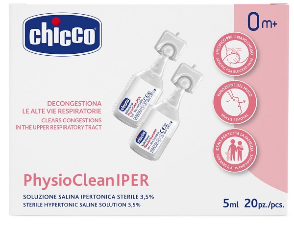 CHICCO SOLUZIONE HYPERTONIC 5 ML 20 PEZZI - Farmadott.it