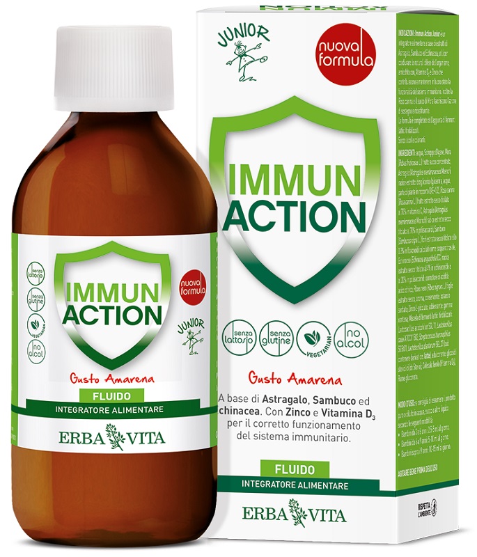 IMMUN ACTION FLUIDO JUNIOR 200 ML - Farmadott.it