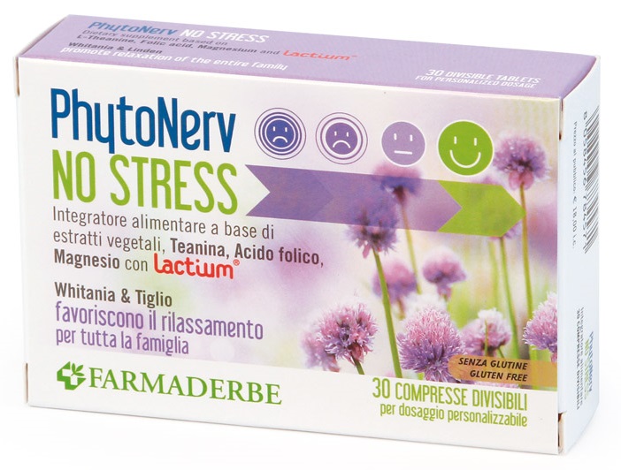 PHYTONERV NO STRESS 30 COMPRESSE - Farmadott.it