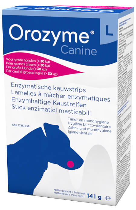 OROZYME CANINE STRISCE ENZIMATICHE MASTICABILI PER CANI DI TAGLIA GRANDE - Farmadott.it