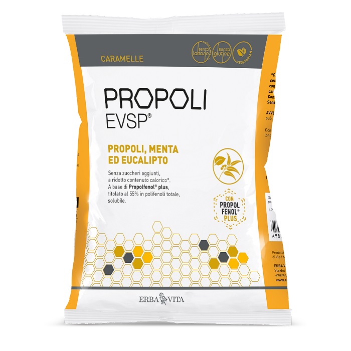 PROPOLI EVSP CARAMELLE PROPOLI MENTA EUCALIPTO 65 G - Farmadott.it