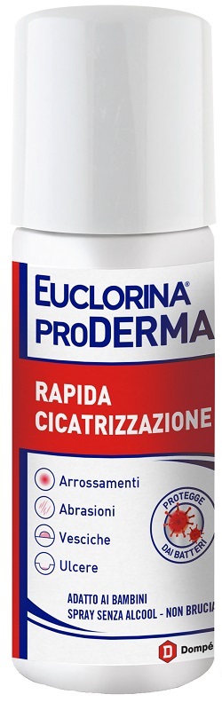 EUCLORINA PRODERMA RAPIDA CICATRIZZAZIONE SPRAY 125 ML - Farmadott.it