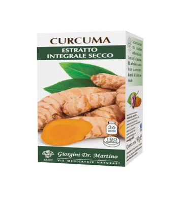 CURCUMA ESTRATTO INTEGRALE SECCO 180 PASTIGLIE - Farmadott.it