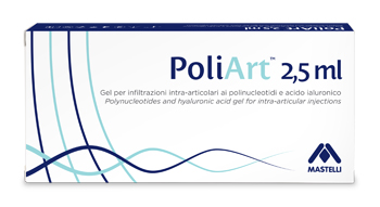 SIRINGA INTRA-ARTICOLARE PRERIEMPITA POLIART 2,5ML POLINUCLEOTIDI 10MG/ML E ACIDO IALURONICO 10MG/ML 2,5 ML - Farmadott.it