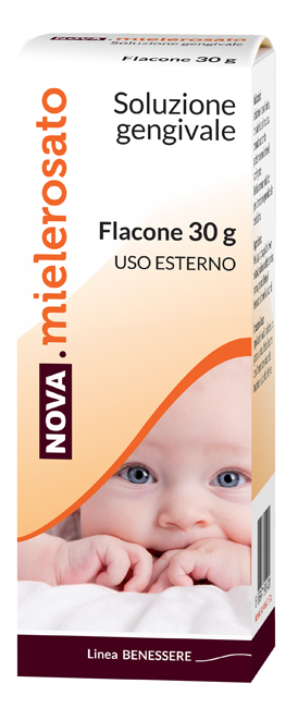 NOVA MIELEROSATO SOLUZIONE GENGIVALE 30 G - Farmadott.it