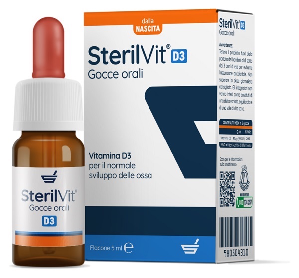 STERILVIT D3 GOCCE 5 ML - Farmadott.it