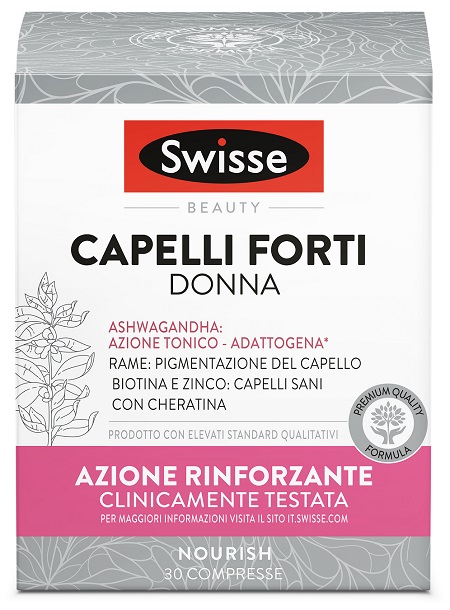 SWISSE CAPELLI FORTI DONNA 30 COMPRESSE - Farmadott.it