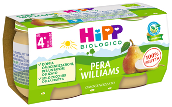 HIPP BIO OMOGENEIZZATO PERA WILLIAMS 2 X 80 G - Farmadott.it