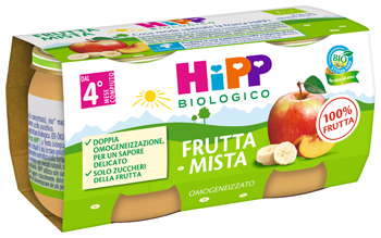 HIPP BIO OMOGENEIZZATO FRUTTA MISTA 2X80 G - Farmadott.it