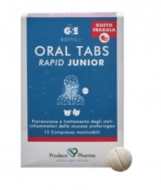 GSE ORAL TABS RAPID JUNIOR FRAGOLA 12 COMPRESSE - Farmadott.it