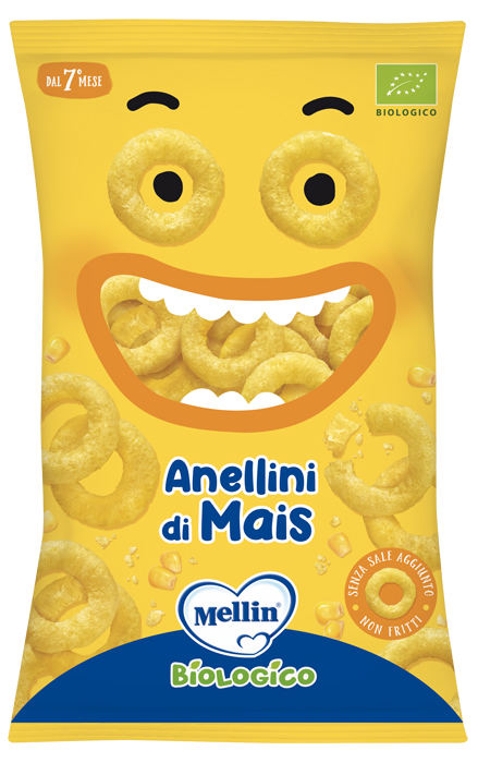 MELLIN SNACK BIO ANELLINI MAIS 15 G - Farmadott.it