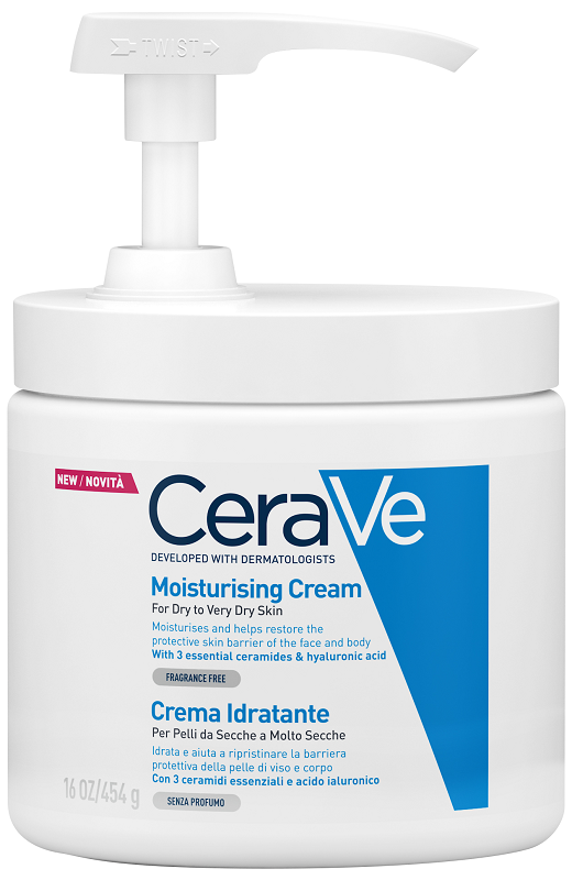 CERAVE CREMA IDRATANTE PER PELLI DA SECCHE A MOLTO SECCHE 454 G PUMP - Farmadott.it