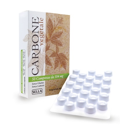 CARBONE VEGETALE 50 COMPRESSE - Farmadott.it